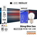 Bóng đèn sau S25 1 tim (trắng) P21W N382 12V - 21W (BA15S) chân thẳng NEOLUX