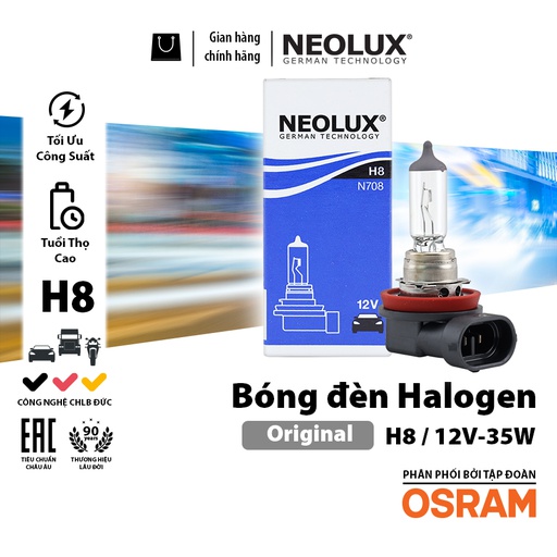 [BDNLXH812VN708] Bóng H8 N708 12V - 35W NEOLUX