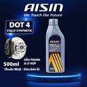 Dầu thắng Aisin DOT 4 0.5 Lít BFSDT405L