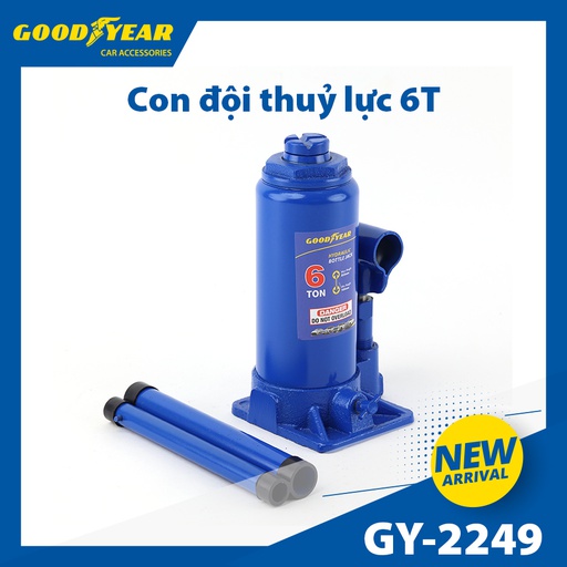 [CDGY2249] Con đội thủy lực đứng GOODYEAR GY-2249 6T 185mm-355mm 立頂