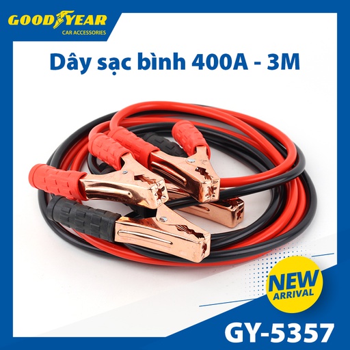 [DSBGY5357] Dây sạc bình GOODYEAR GY-5357 400A-3n-12V-24W-