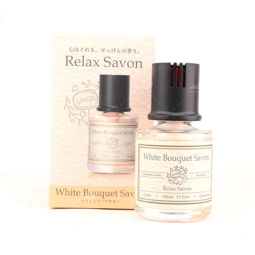 [DTCML2103] Dầu thơm RELAX SAVON LIQUID WHITE BOUQUET SAVON WHITE BOUQUET SAVON L2103 110ml vàng