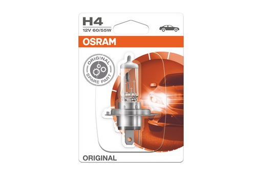 [BDOH412V6419301B] Bóng Halogen Original H4 12V 60/55W 64193-01B Hiệu Osram