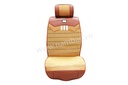 Bộ lót ghế da cao cấp (LSG-1410-Orange) Cam nâu - không gù (1set/5pcs)