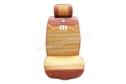 [LGSTS1410C] Bộ lót ghế da cao cấp (LSG-1410-Orange) Cam nâu - không gù (1set/5pcs)